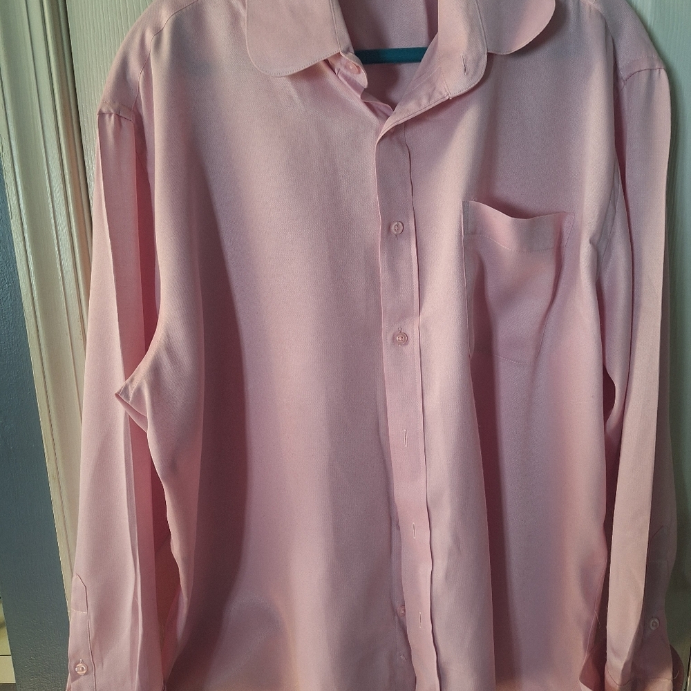 Classic Pink Men's Dress Shirt